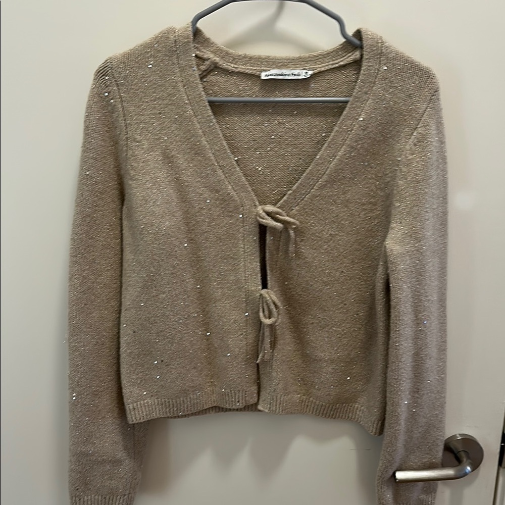 Women's Abercrombie Sweater with Tie Close